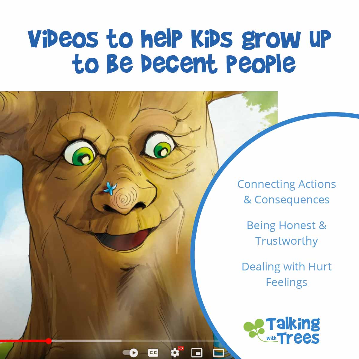 Videos that teach kids about values and being a decent person