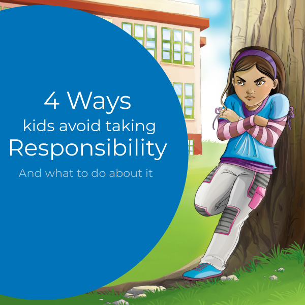 Ways kids avoid taking responsibilty- values article for kids by Colleen Doyle Bryant